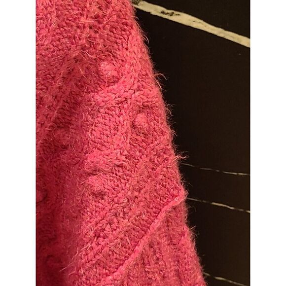 Free People | Every Cloud Pullover Sweater in Fuchsia Fizz, Preppy Coquette | L - Picture 12 of 13